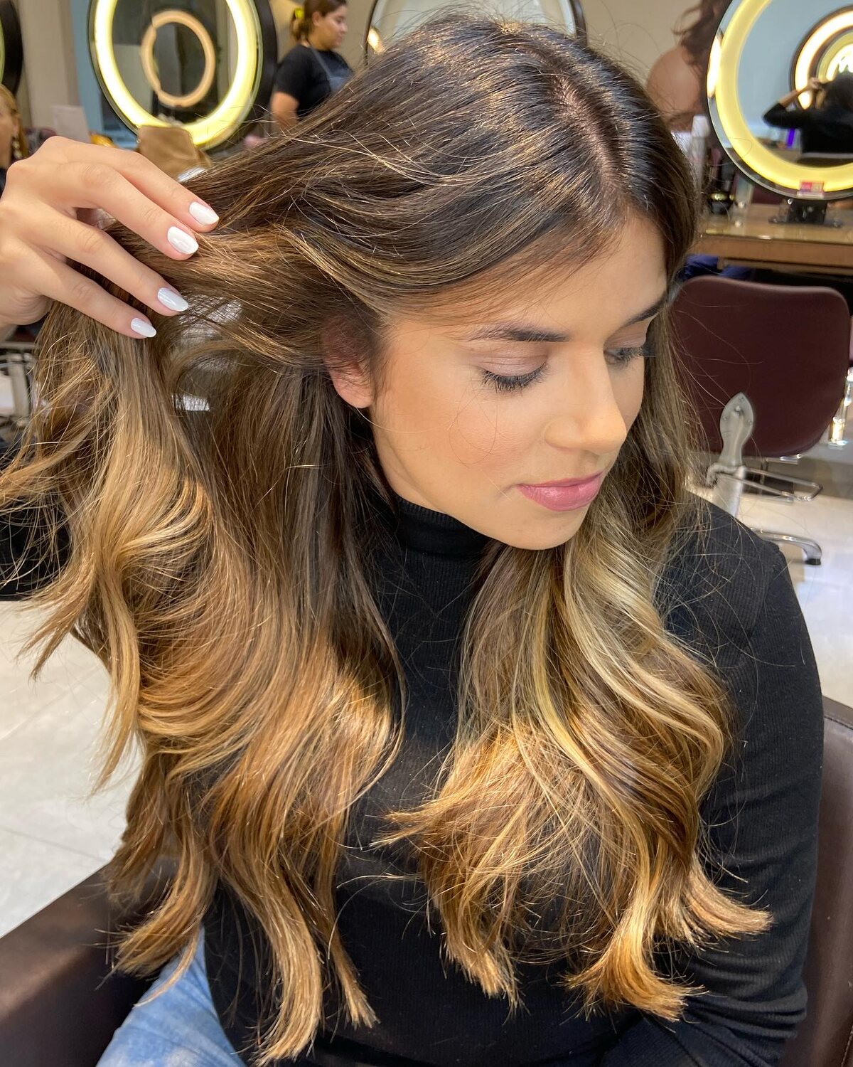 Resultado de cabelo — Morena iluminada | Analu Espaço de Beleza